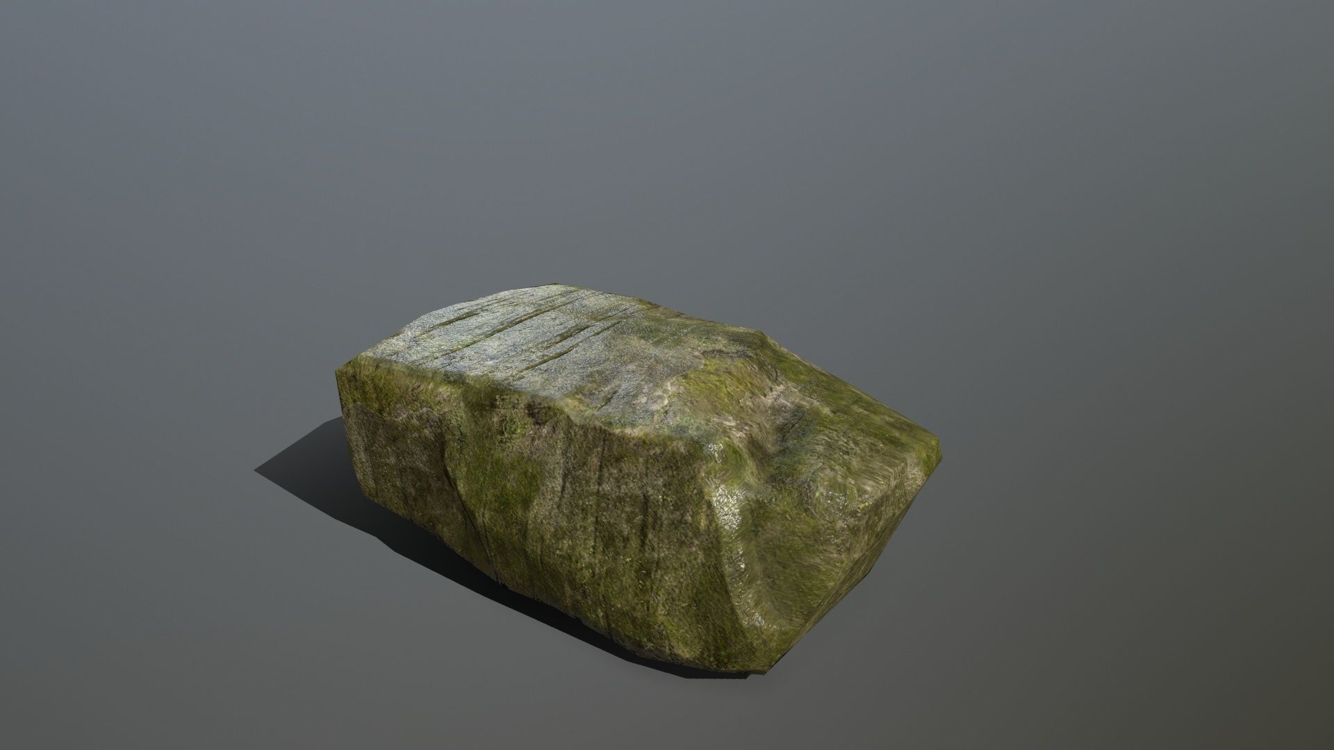 Rock Set Low-poly 3D model_7
