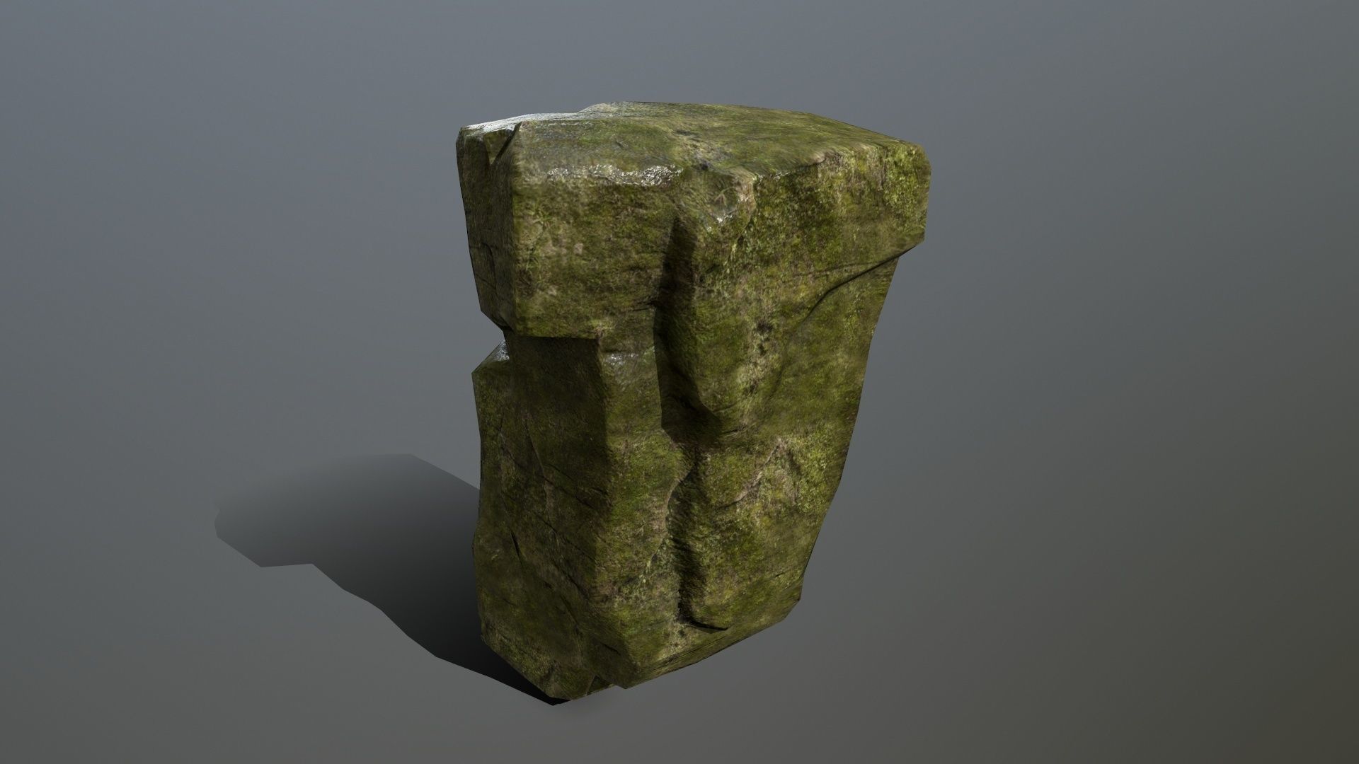 Rock Set Low-poly 3D model_11