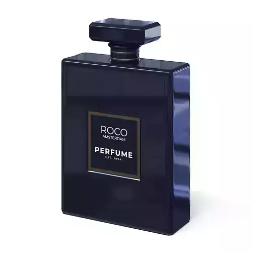Perfume 3D Model rocco bottle