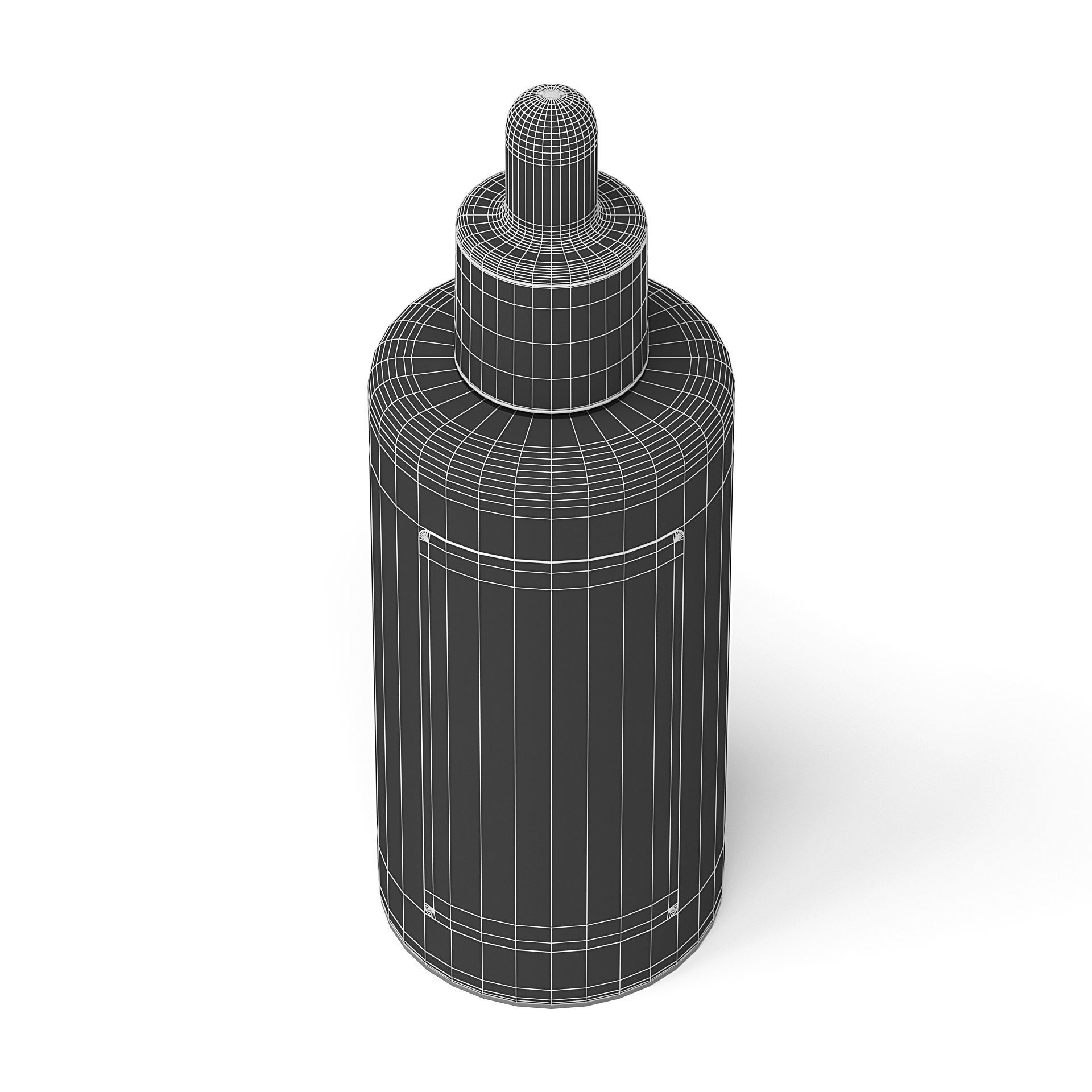 Cleaner 3D Model hyaluronic acid serum bottle 3D model_5