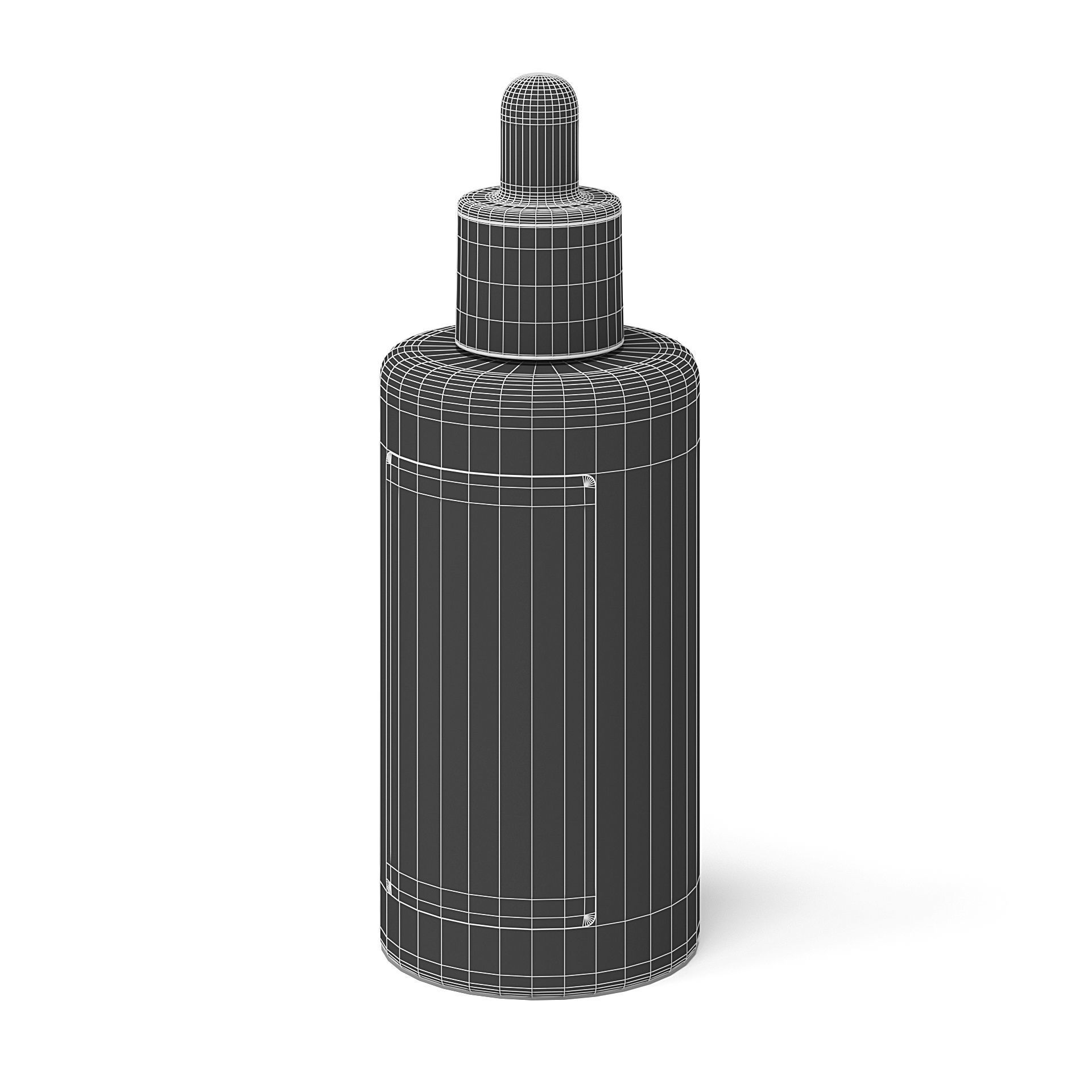 Cleaner 3D Model hyaluronic acid serum bottle 3D model_3