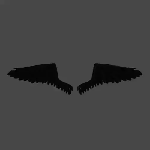 black wings 3D model