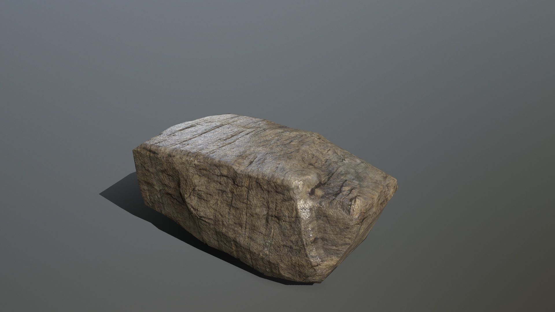 Rock Set Low-poly 3D model_8