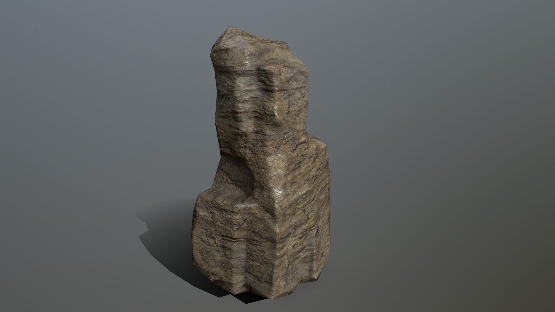 Rock Set Low-poly 3D model_6