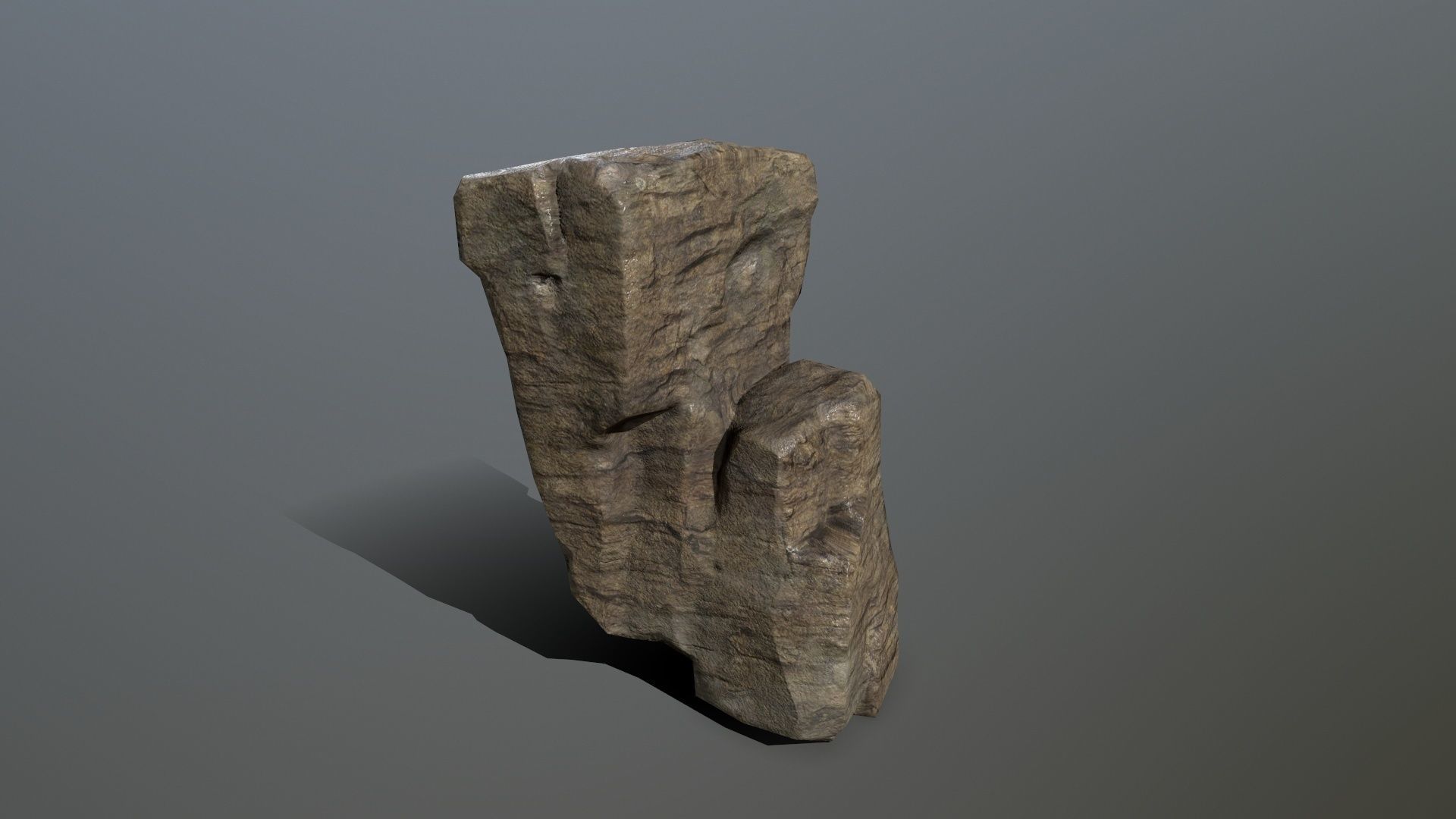 Rock Set Low-poly 3D model_5