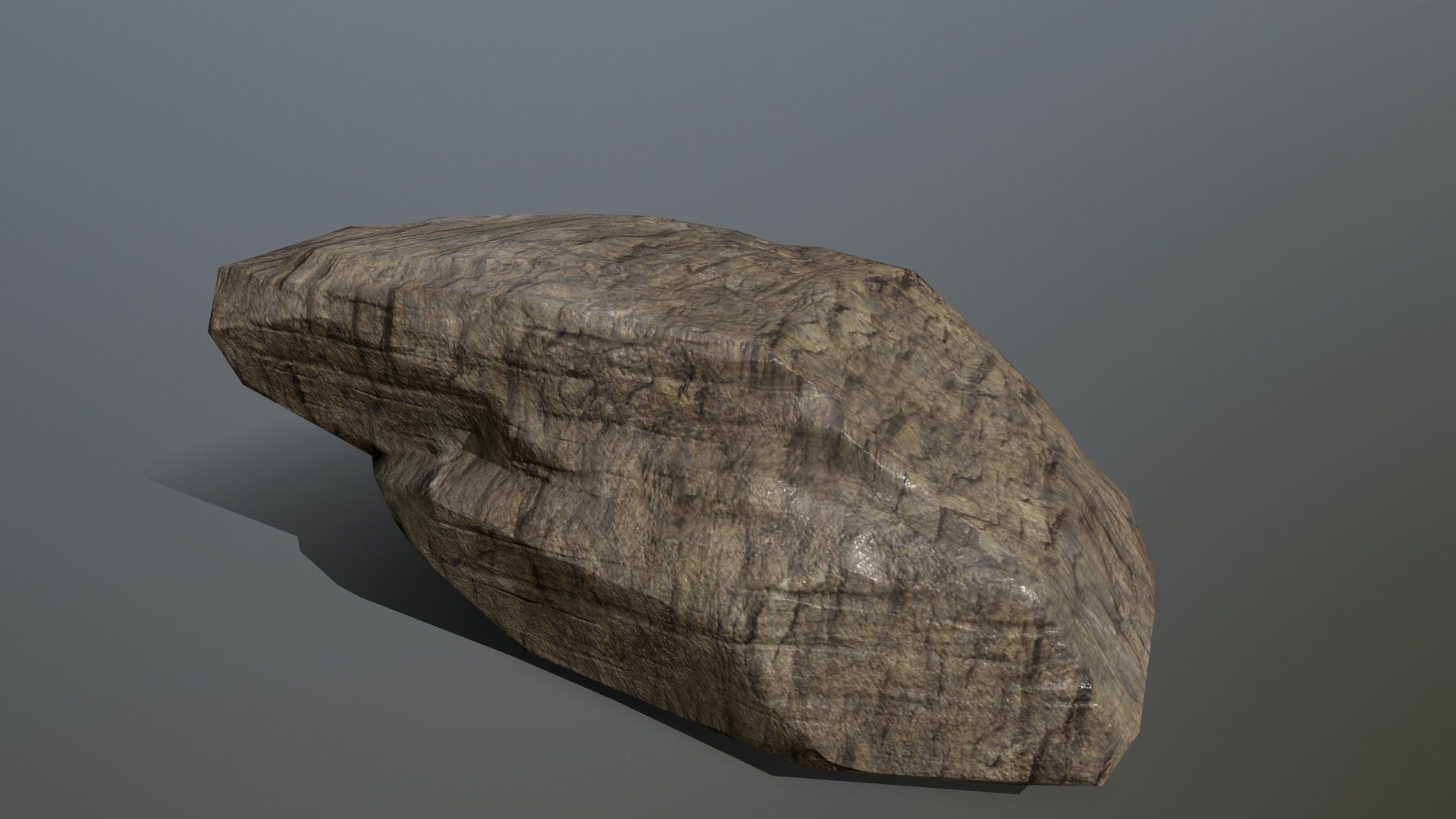 Rock Set Low-poly 3D model_10