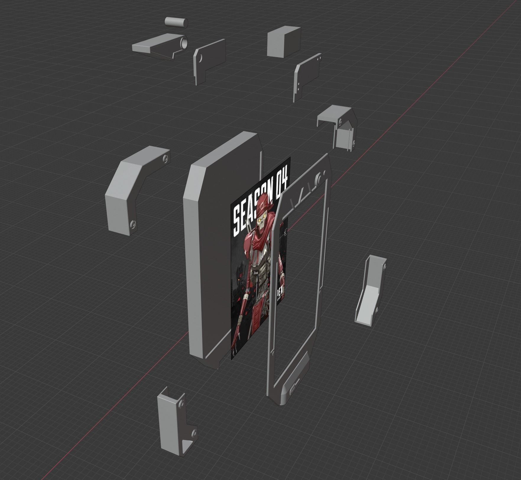 Teammate Banner apex cosplay 3d print 3D print model_1