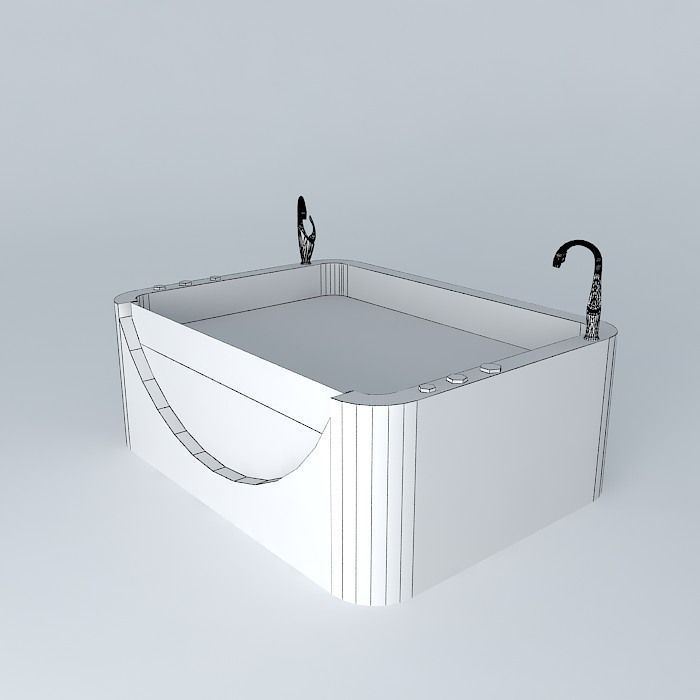 Baby spa large Free 3D model_3