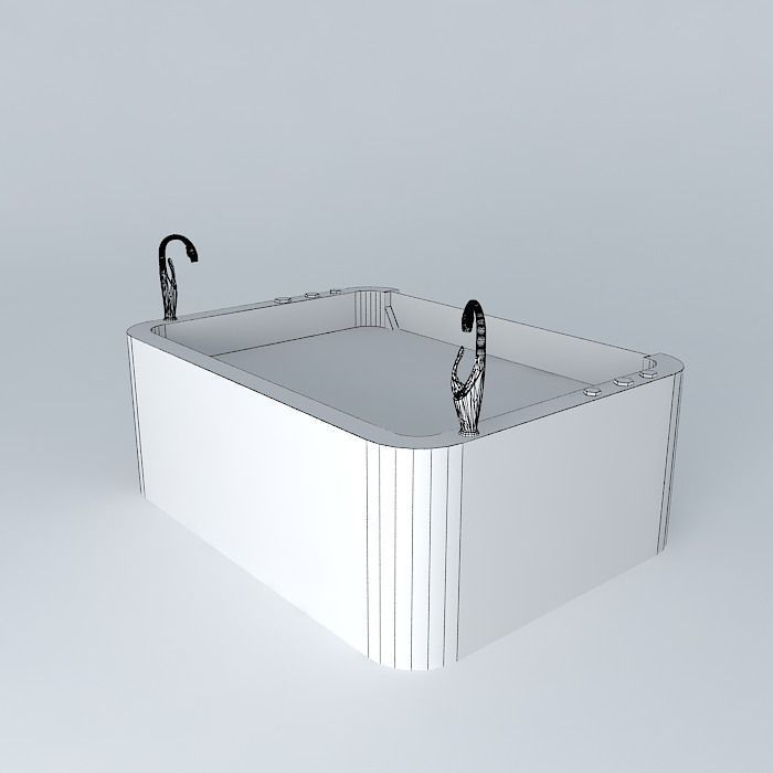 Baby spa large Free 3D model_4