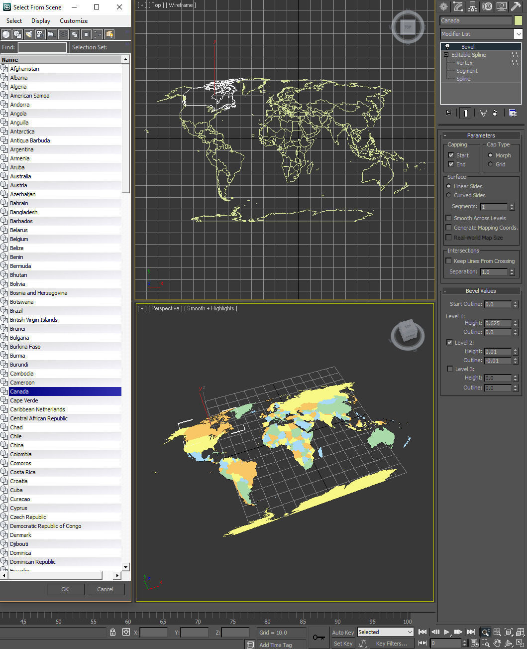 Political World Map 3D model | CGTrader