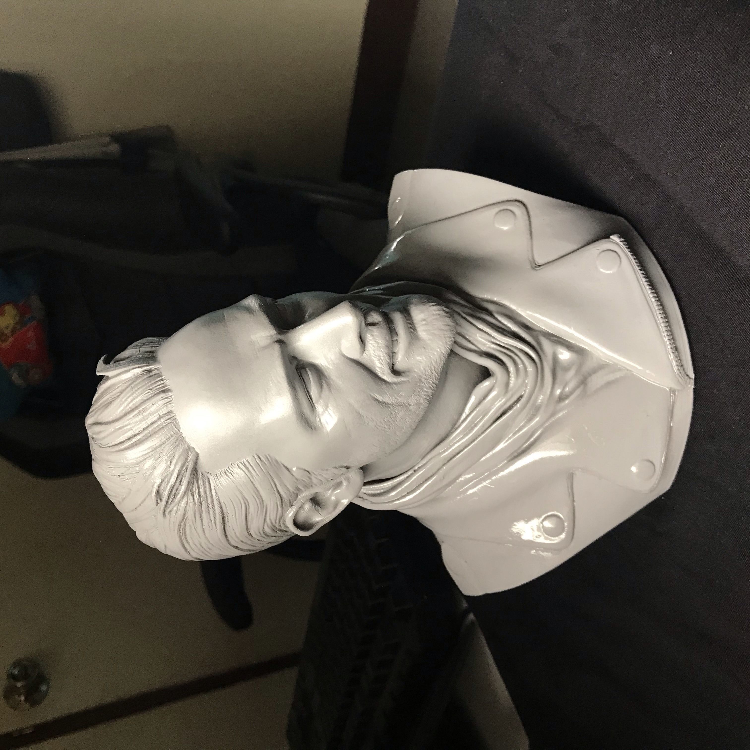 Negan - The Walking Dead Head Bust 3D print model_9