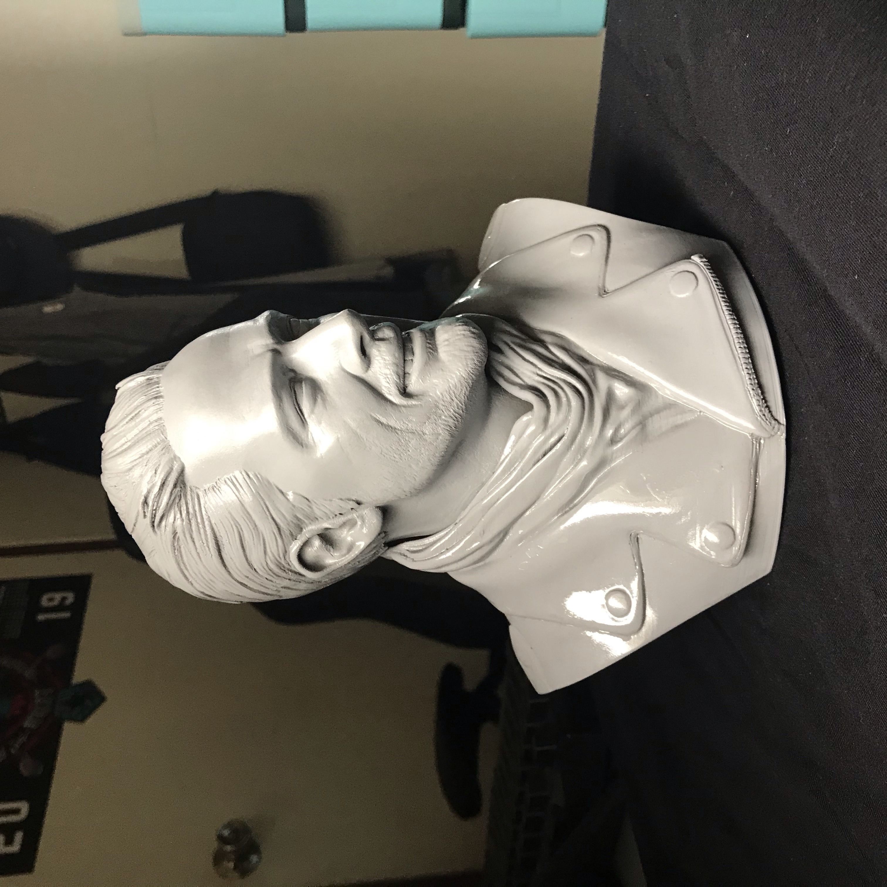 Negan - The Walking Dead Head Bust 3D print model_8