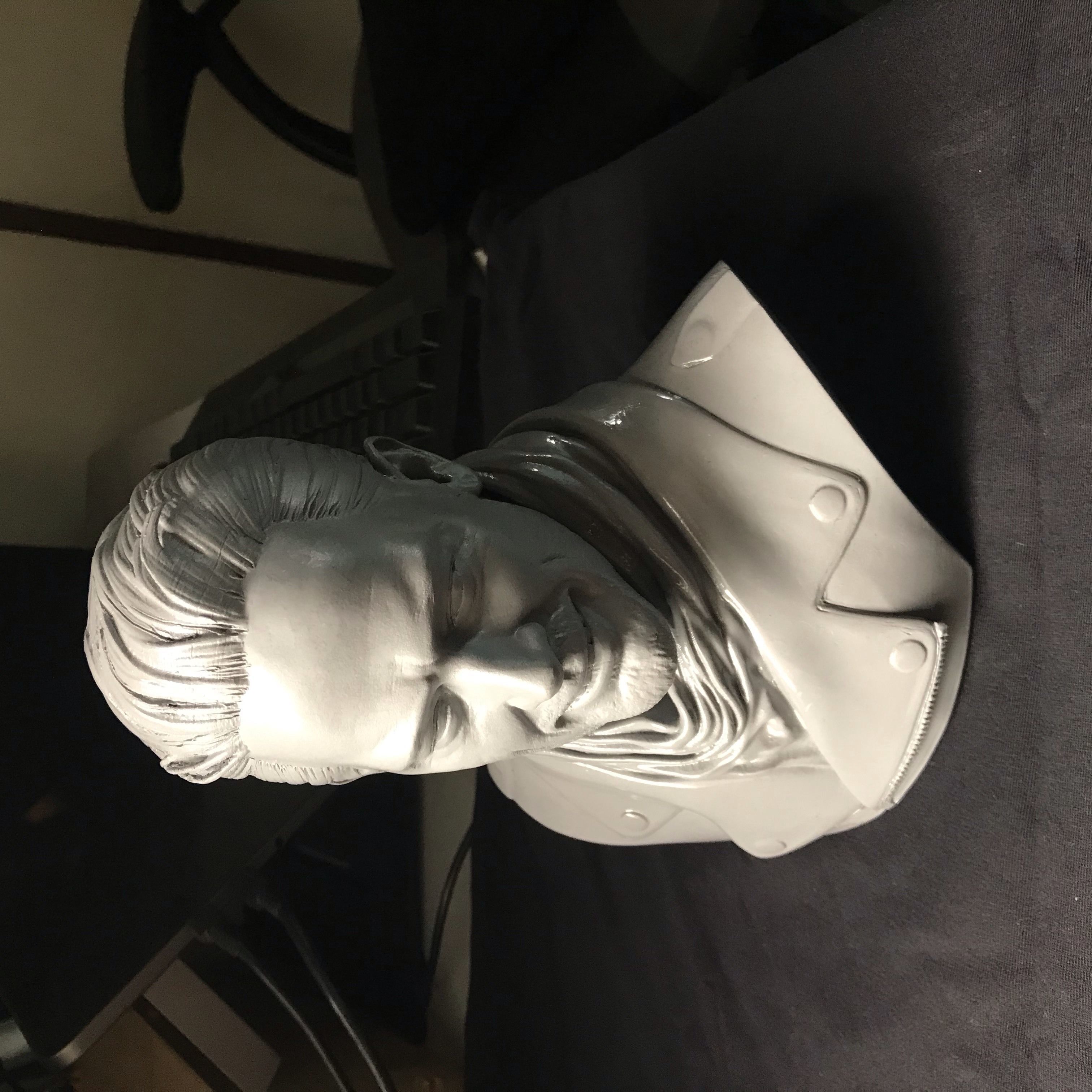 Negan - The Walking Dead Head Bust 3D print model_10