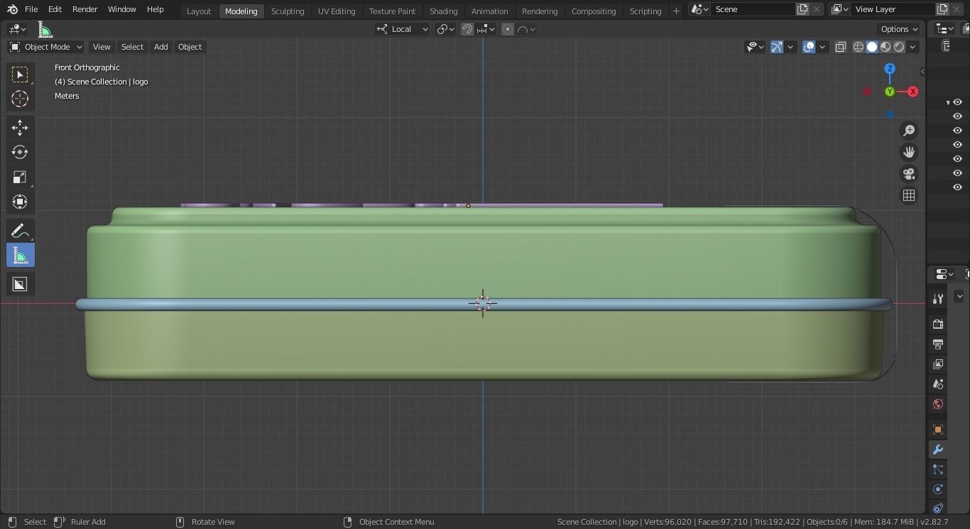wax Box Low-poly 3D model_8