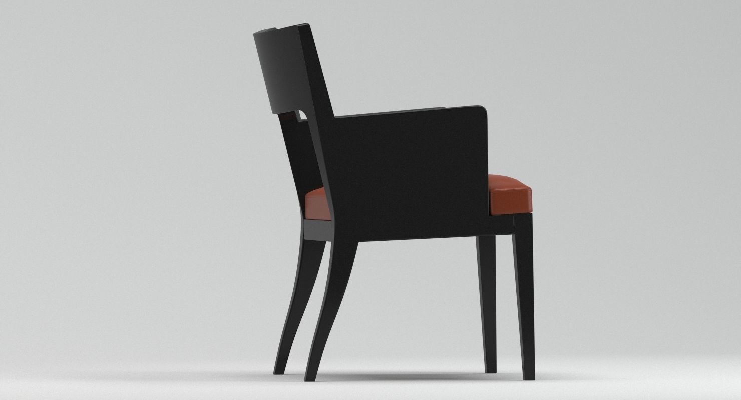 Christian Liaigre Musc Armchair 3D model_3
