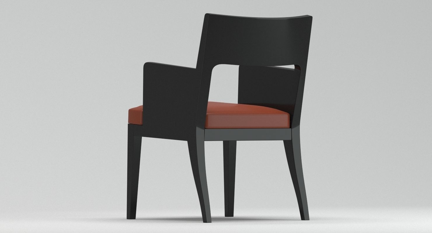 Christian Liaigre Musc Armchair 3D model_2