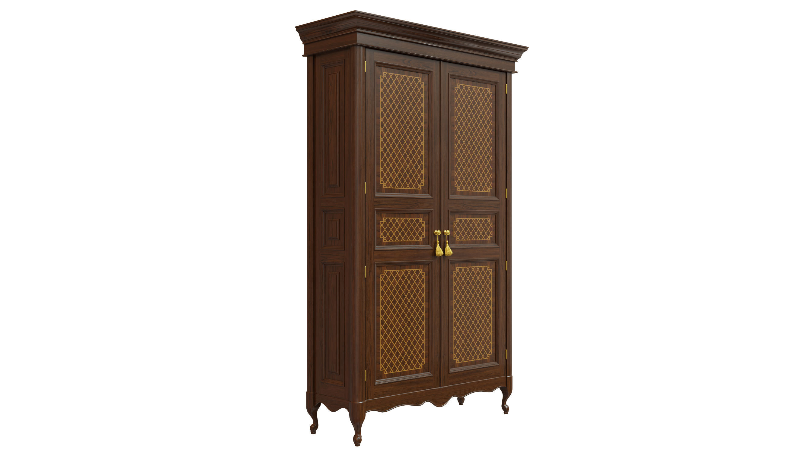 classic cabinet 03 05 3D model_4