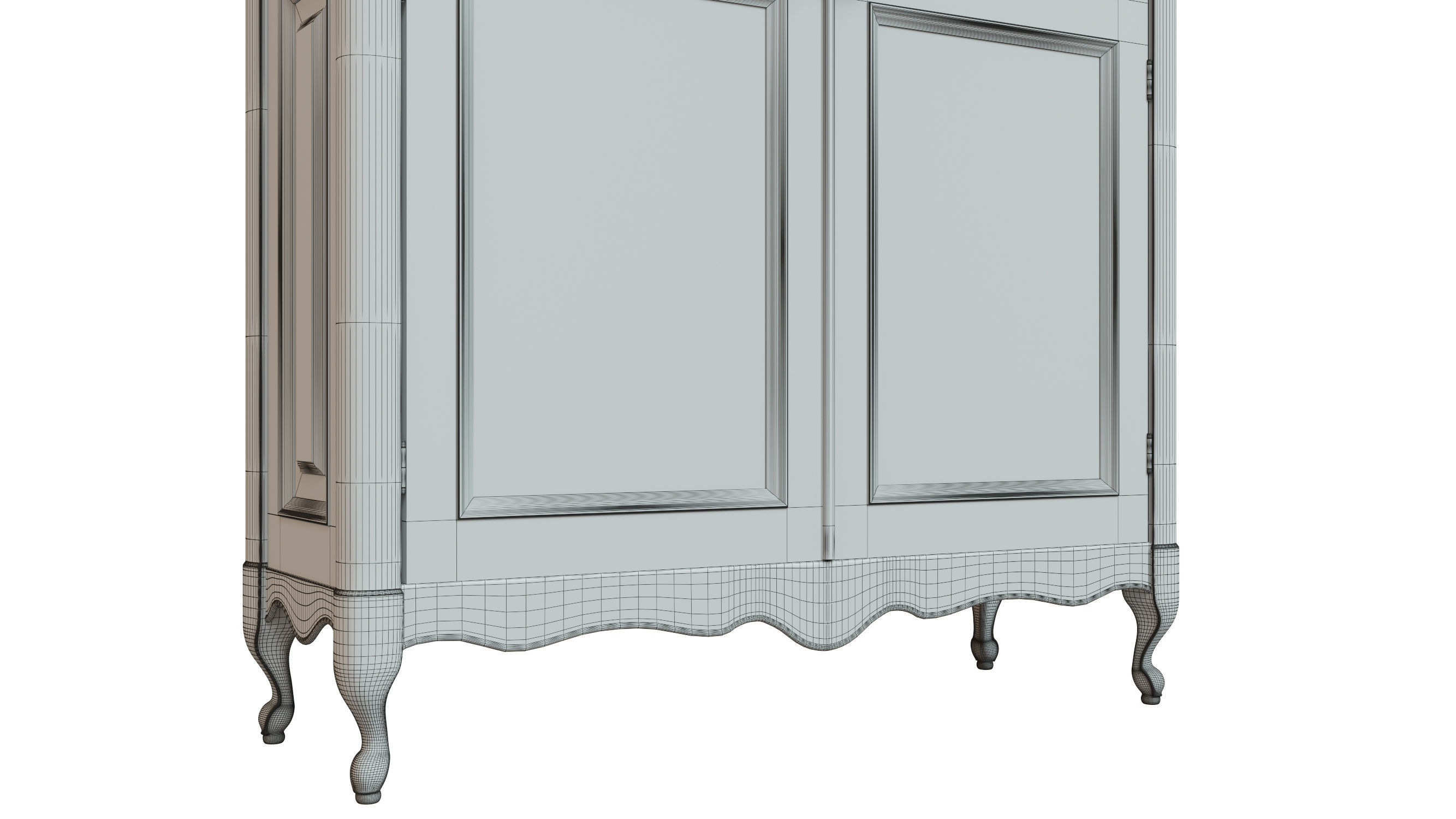 classic cabinet 03 05 3D model_9