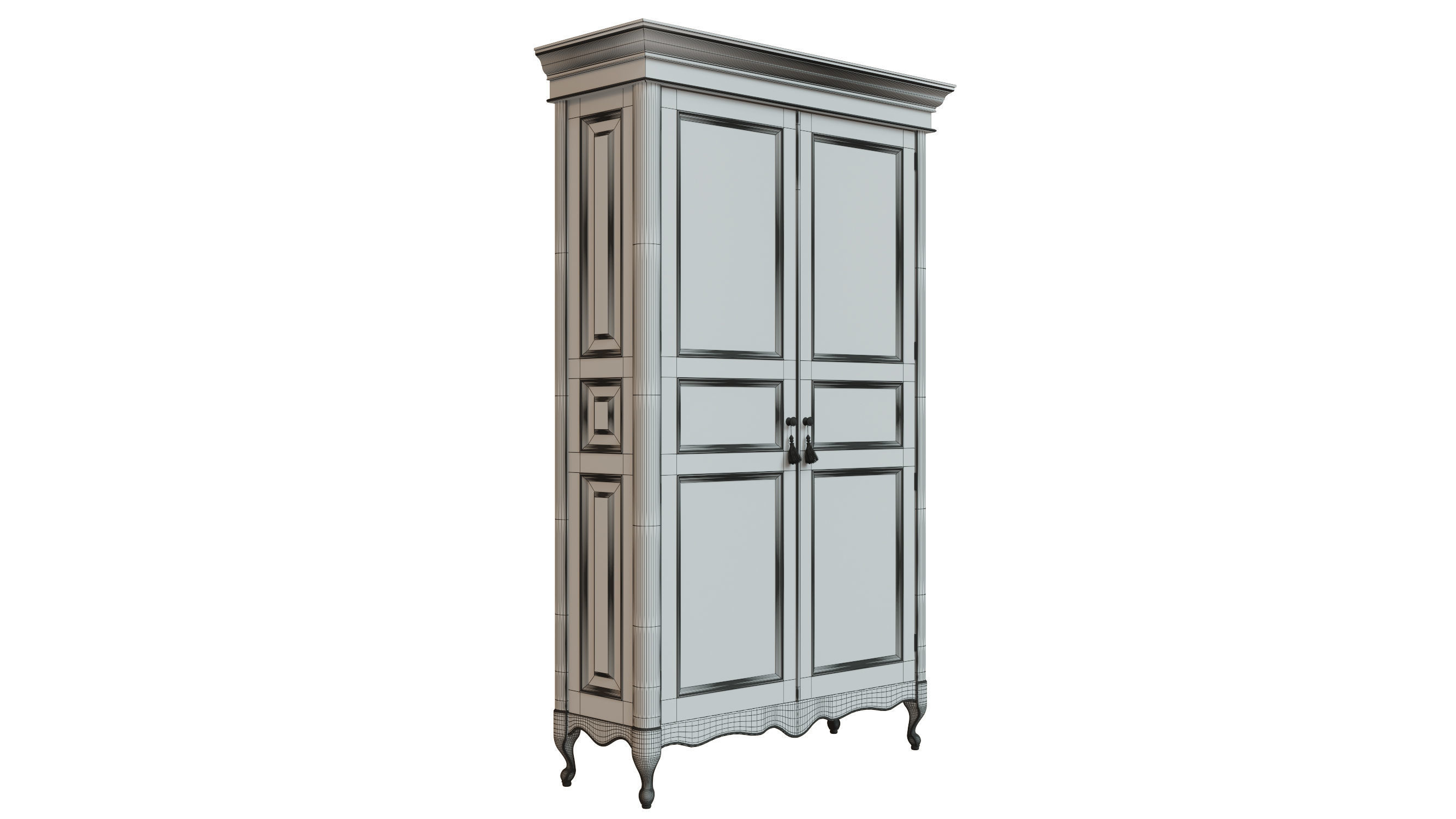 classic cabinet 03 05 3D model_11