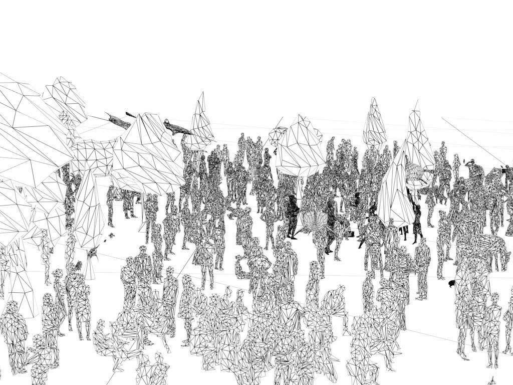 Big Low Poly Posed People and Animal Pack Low-poly 3D model Low-poly 3D model_9