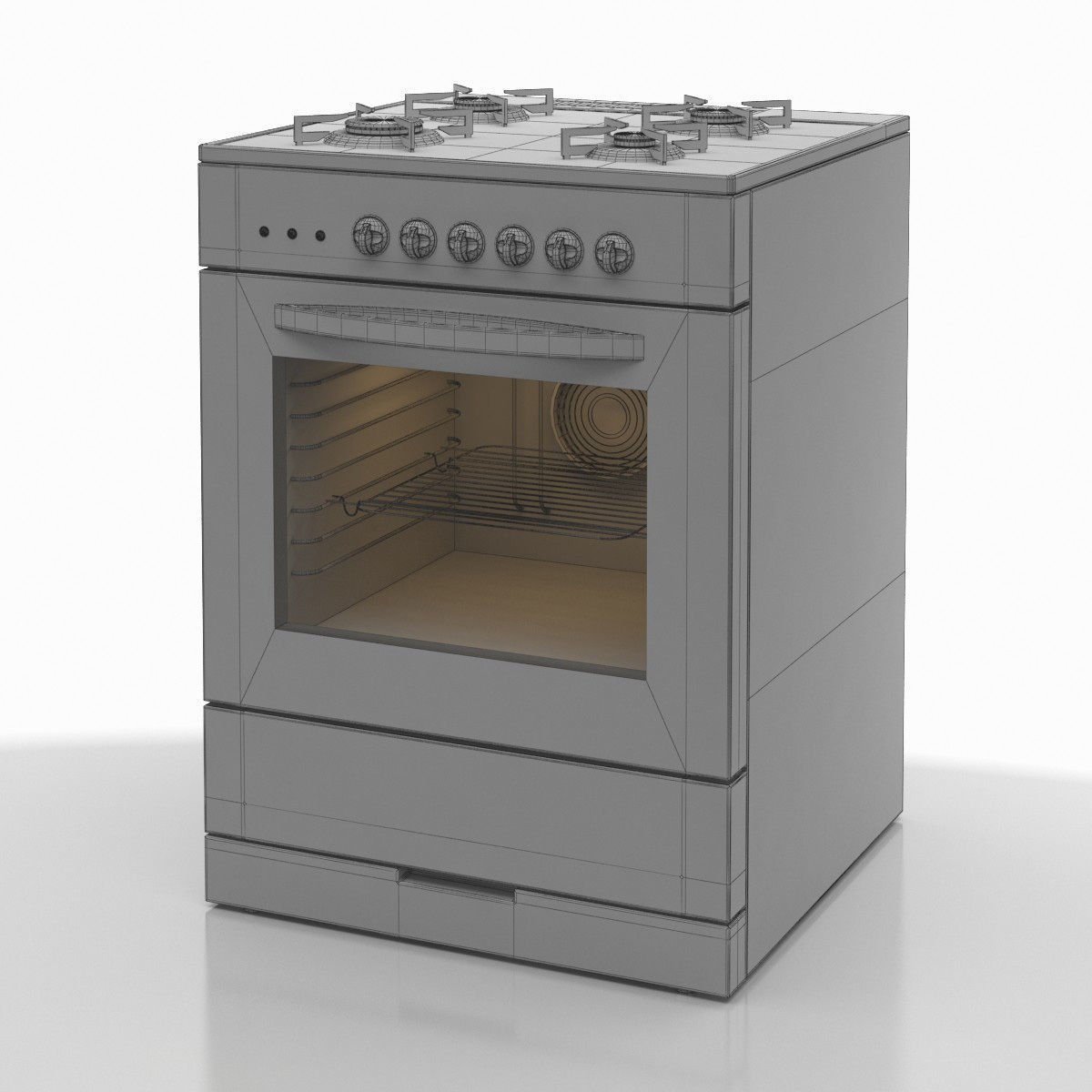Cooker 03 3D model_4