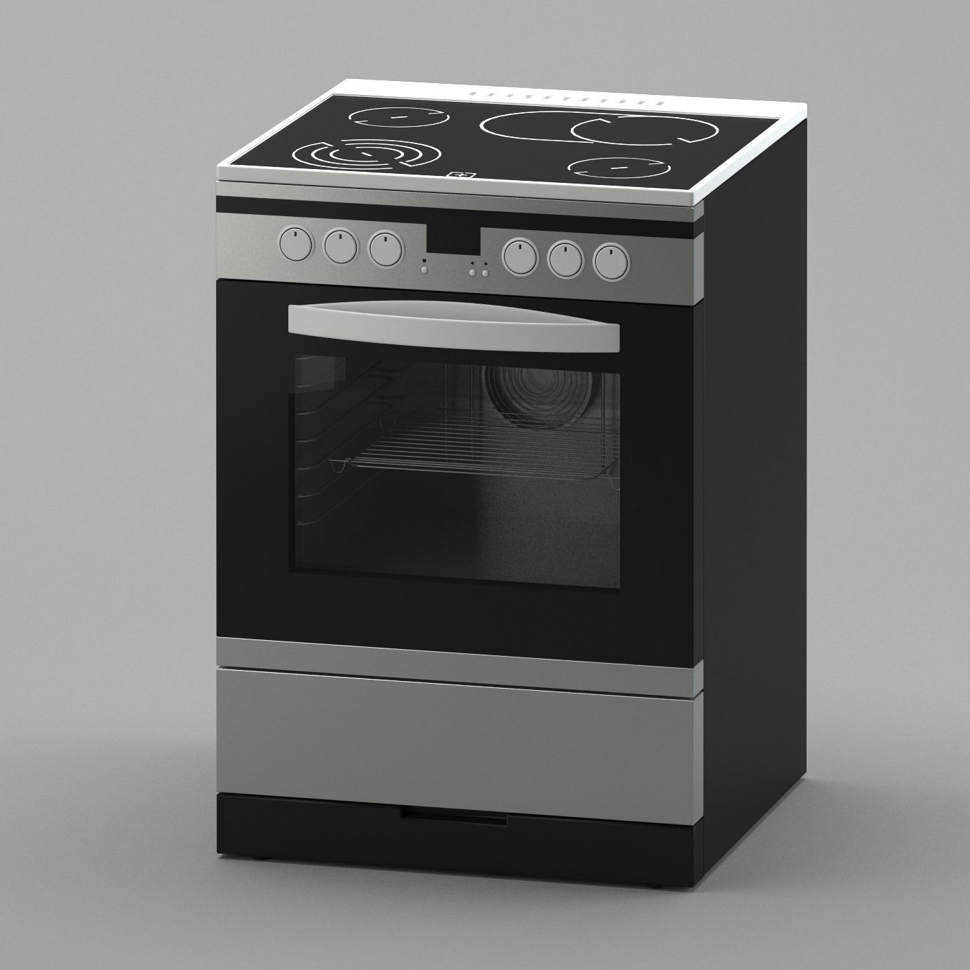 Cooker 04 3D model_4