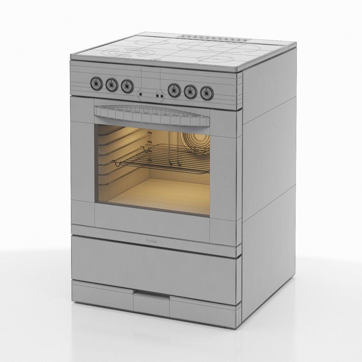 Cooker 04 3D model_5