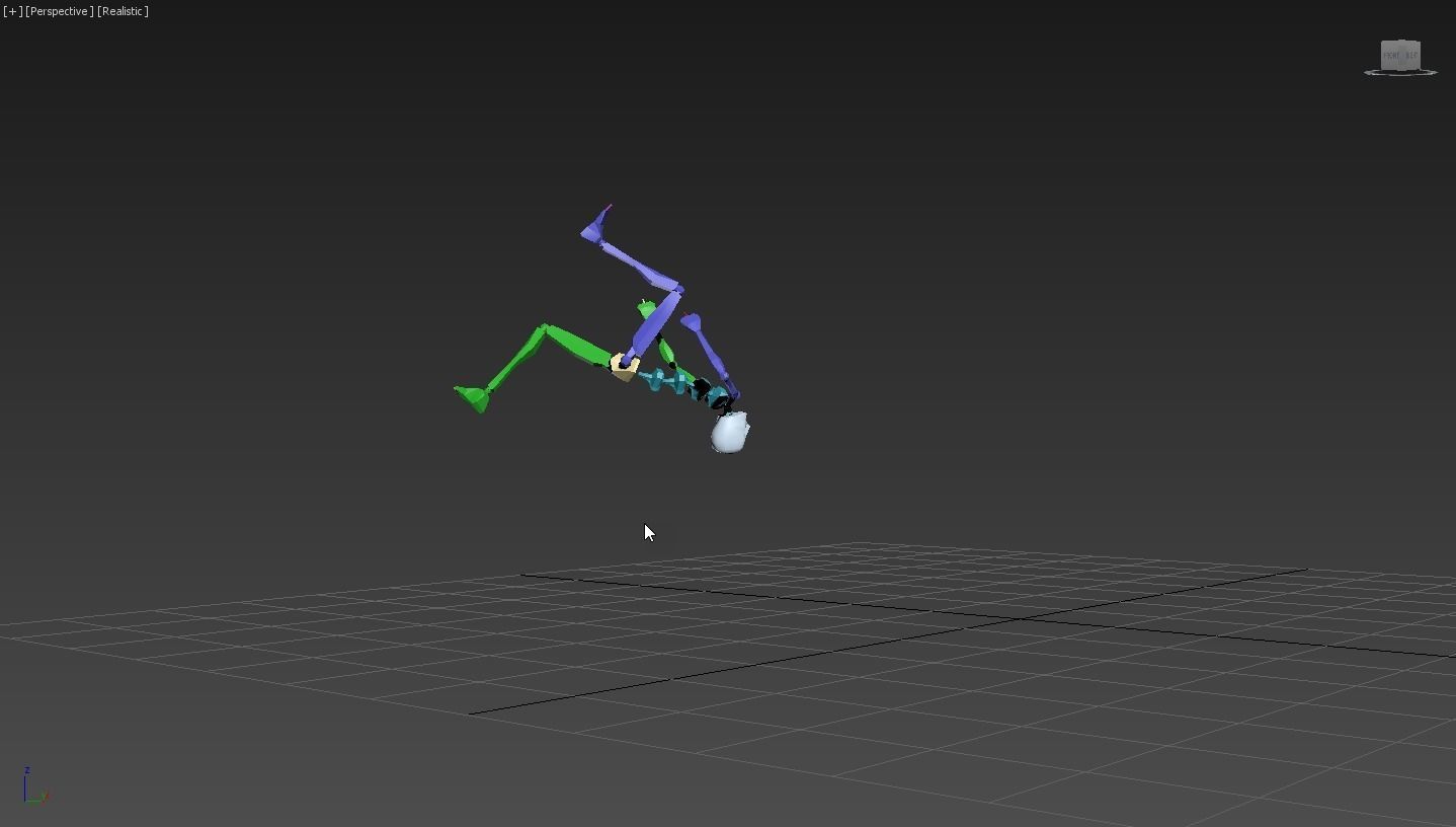 Parkour Front Flip 3 3D model_6