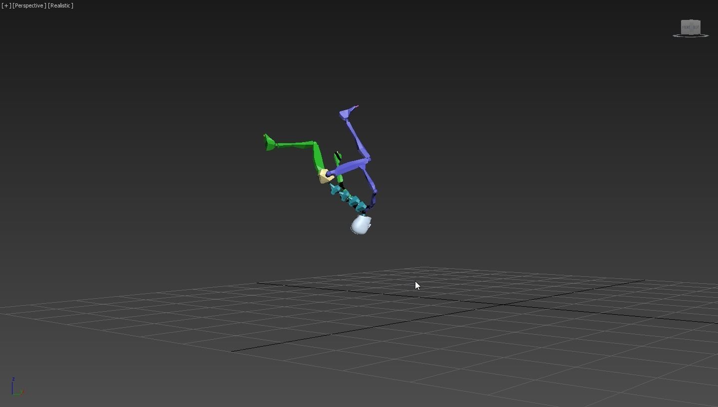 Parkour Front Flip 3 3D model_5
