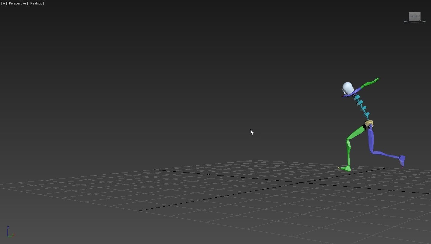 Parkour Front Flip 3 3D model_2