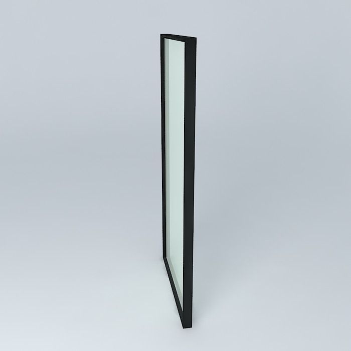 3d window with frame and glass very detail Free 3D model_2