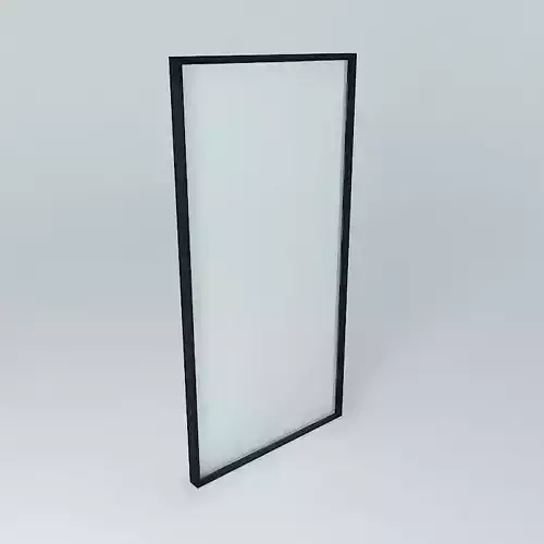 3d window with frame and glass very detail Free 3D model