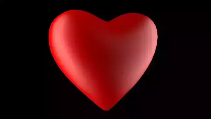 Heart cartoon 3d