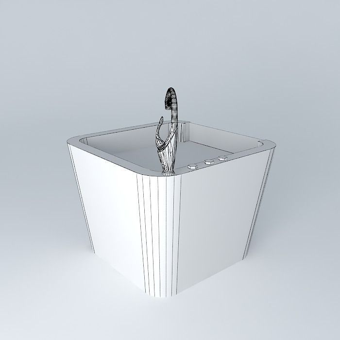 Baby spa small Free 3D model_4