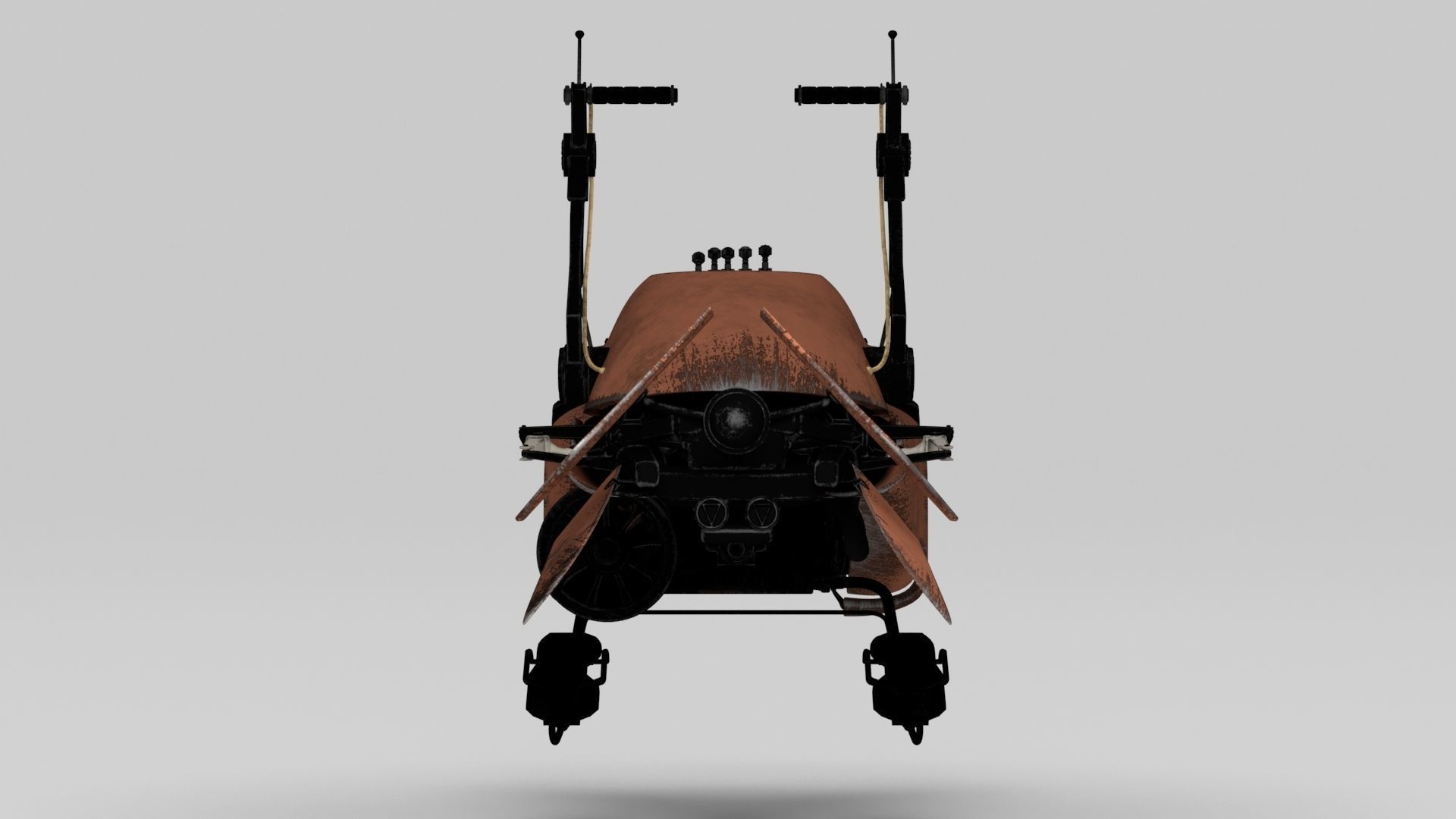 Star Wars - Speeder Bike 3D model_1