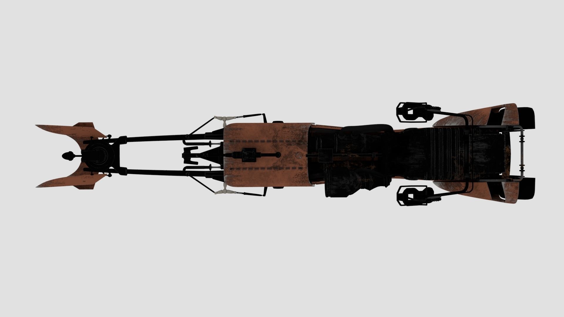 Star Wars - Speeder Bike 3D model_6