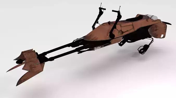 Star Wars - Speeder Bike 3D model