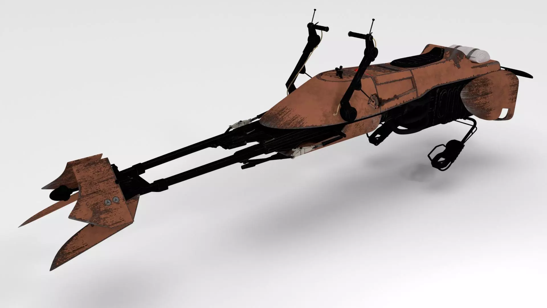 Star Wars - Speeder Bike 3D model_0