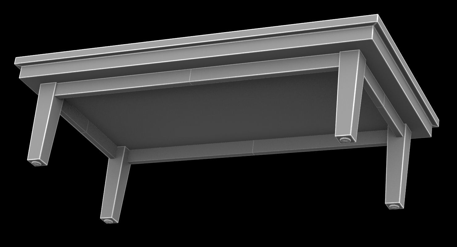 Billiard Table 01 3D model_5