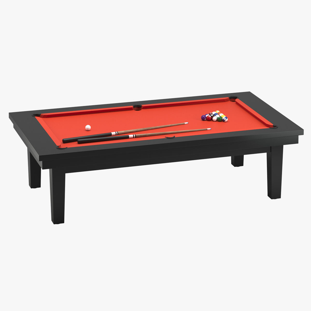 Billiard Table 01 3D model_3