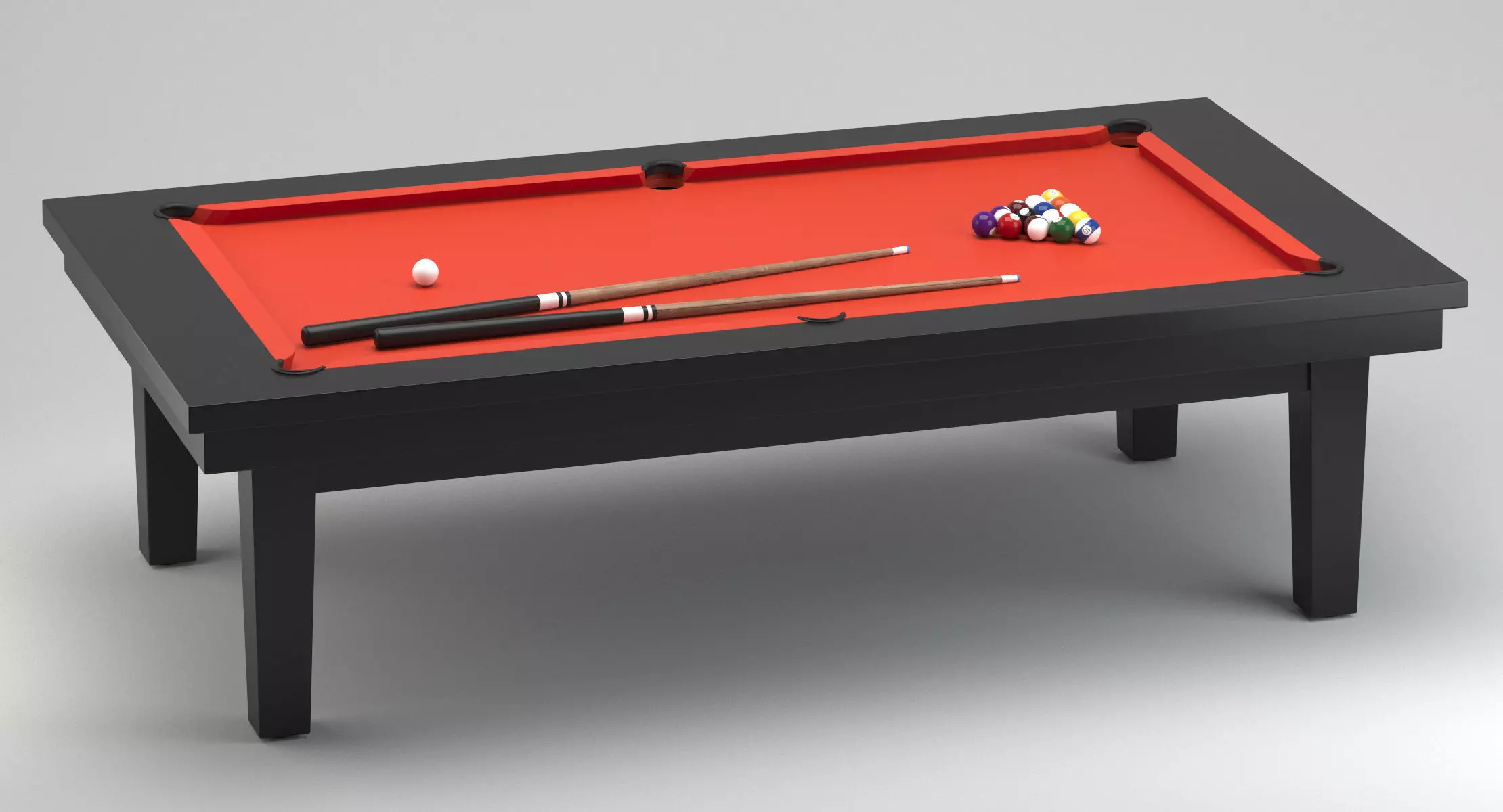 Billiard Table 01 3D model_0
