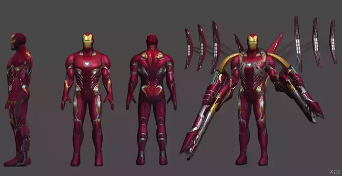 ironman armor complete mark 50