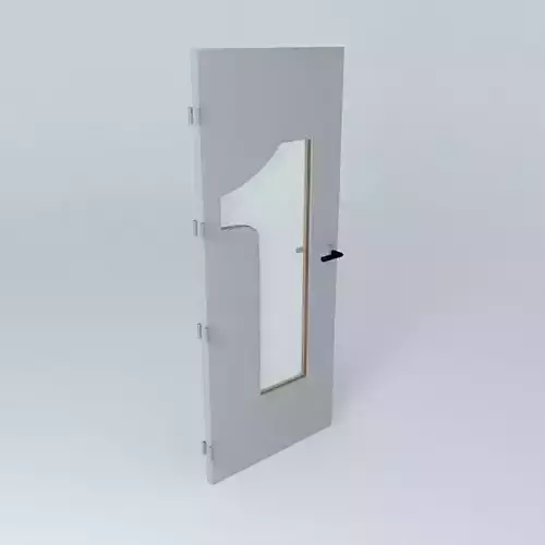 3D wording door 
