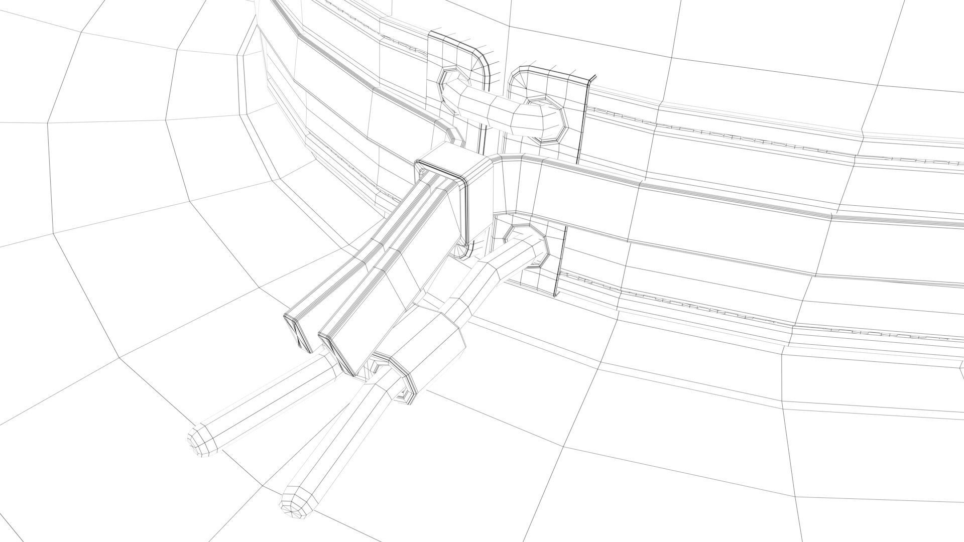 Cowboy Hat with the bull head 3D model_16