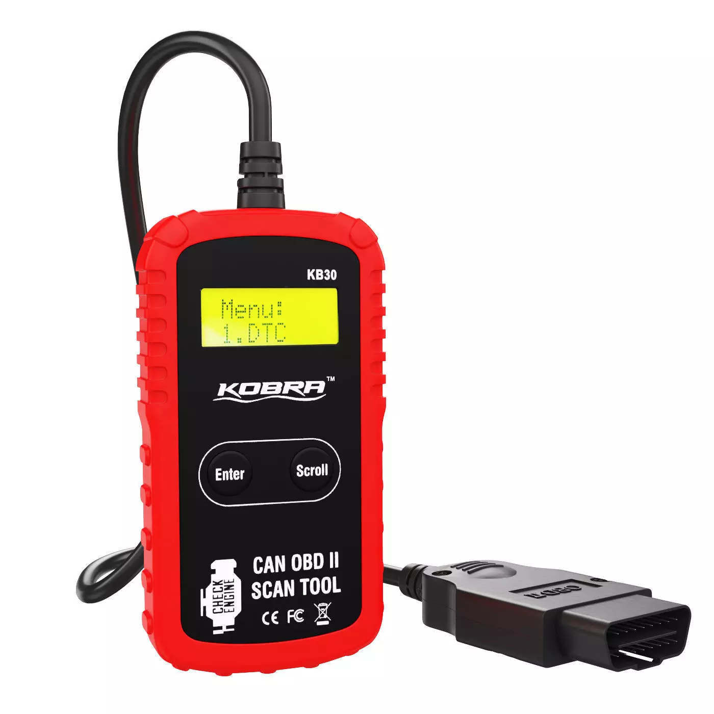 OBD2 Scanner Car Code Reader 3D model_0