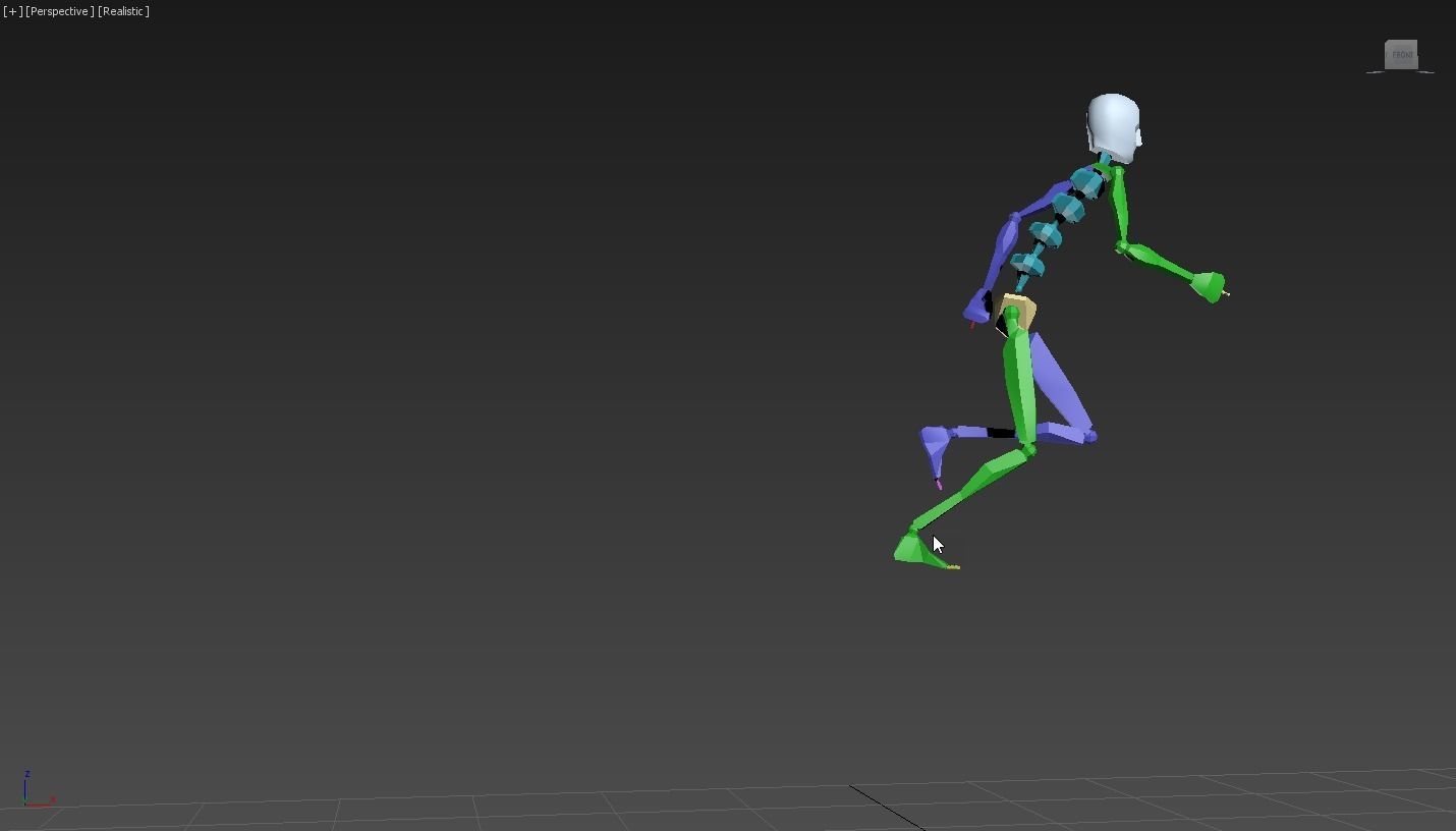 Climbing wall parkour 3 3D model_7