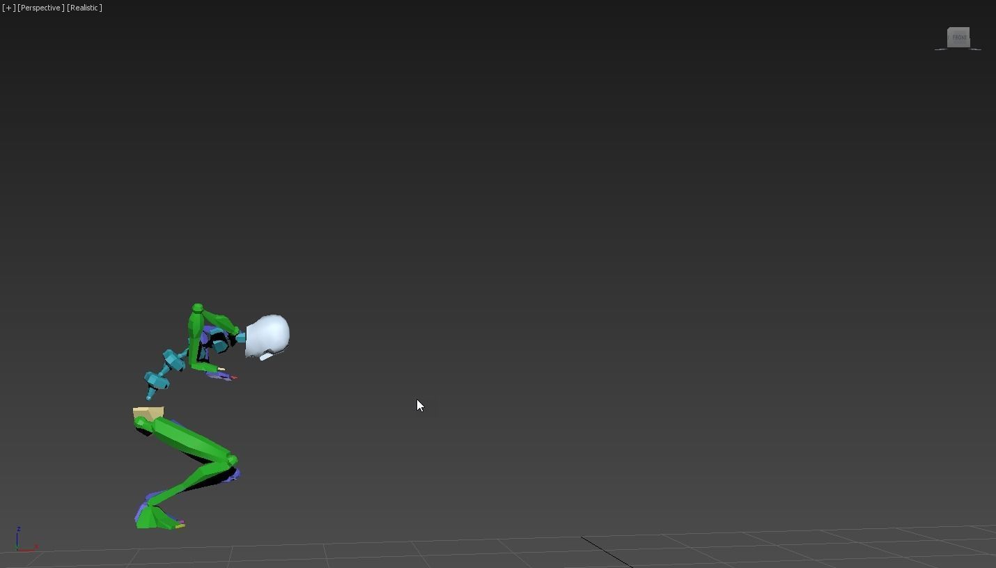 Climbing wall parkour 3 3D model_2