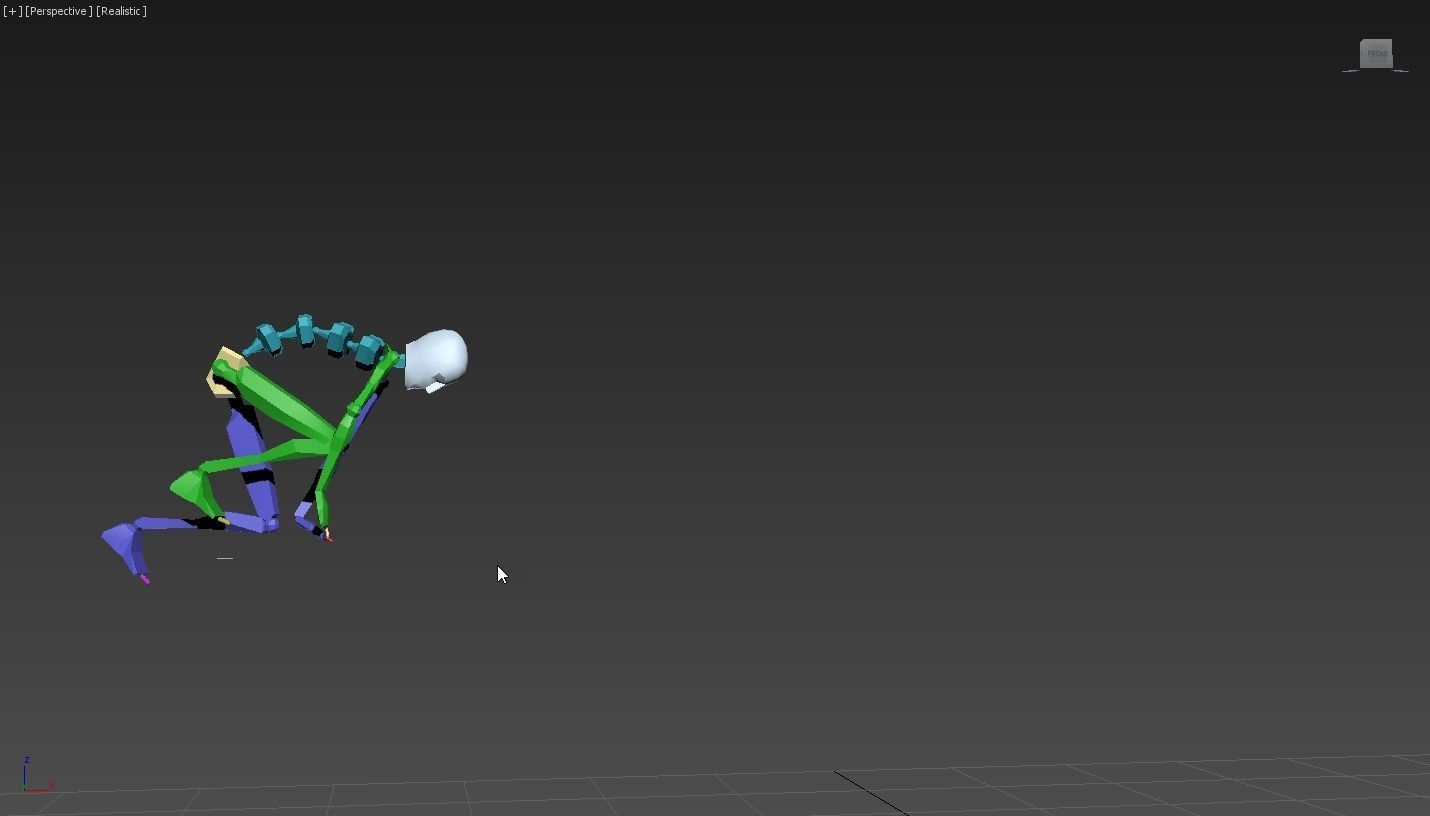 Climbing wall parkour 3 3D model_4