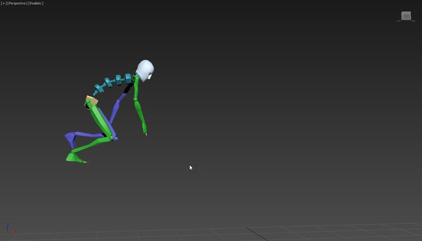 Climbing wall parkour 3 3D model_5