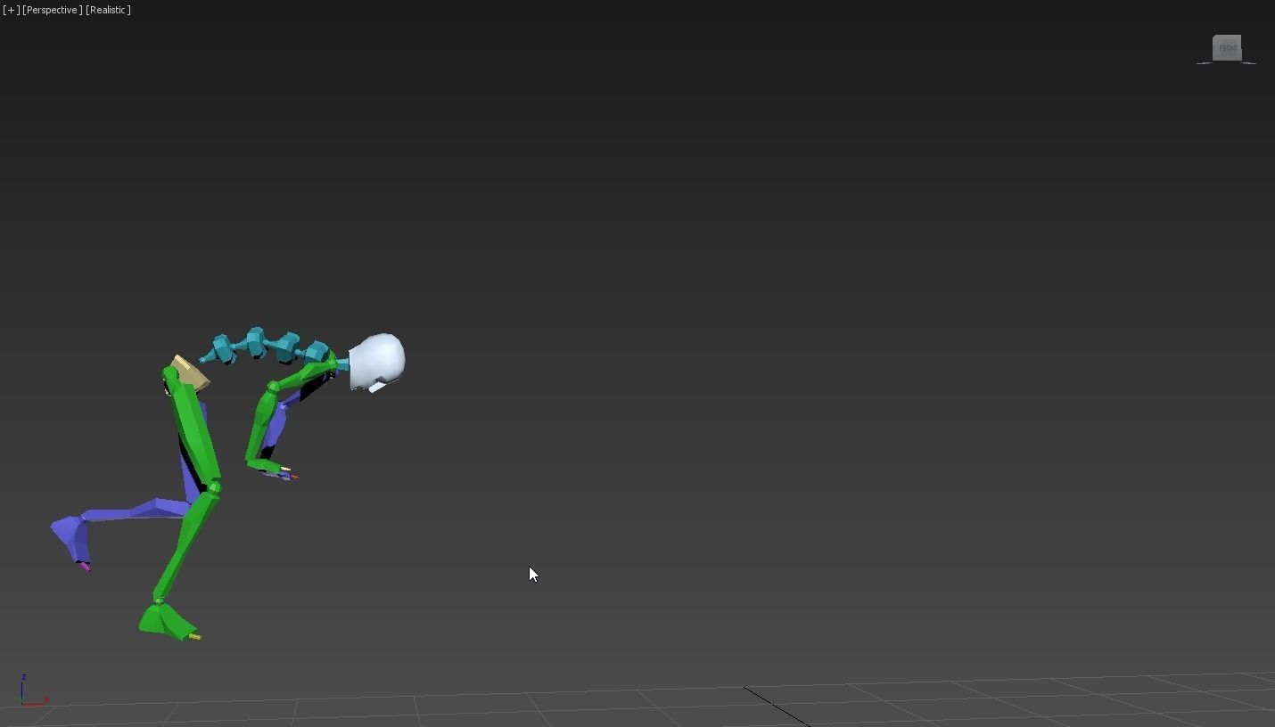 Climbing wall parkour 3 3D model_3